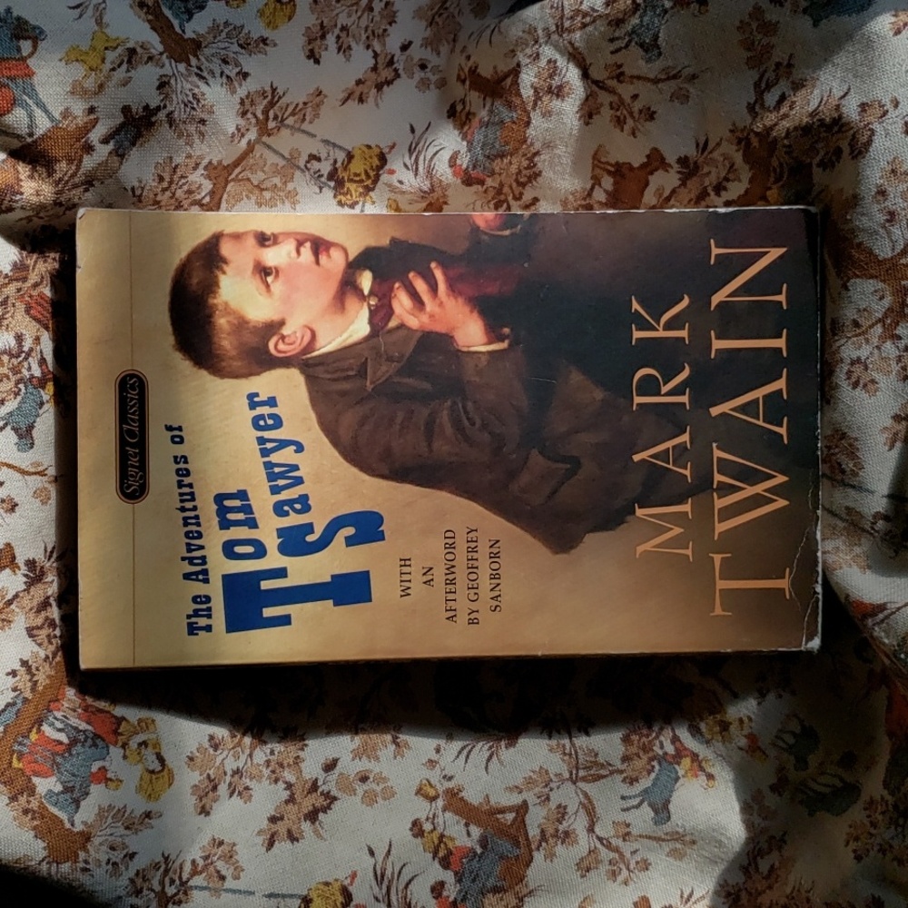 Signet Classics~Paperback Novel tan/blue